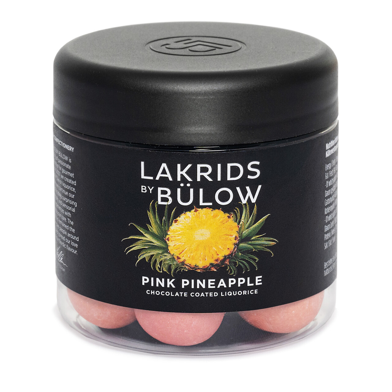 Lakrids by Bülow Pink Pineapple – Schokolade umhüllte Gourmet Lakritz mit Ananas Geschmack